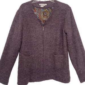 WinterSilks Soft Purple Jacket; L